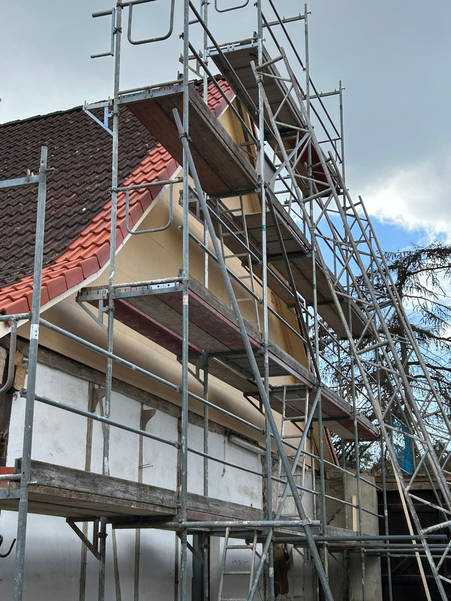 Dachstuhlabriss